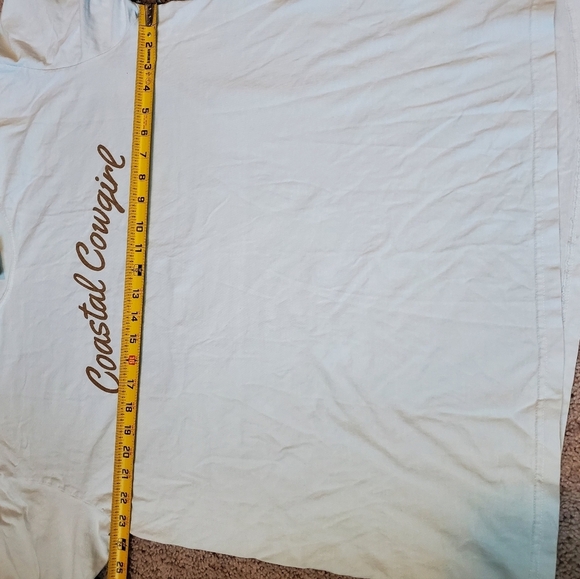 Comfort Colora Coastal Cowgirl Light Blue Graphic T-Shirt - Picture 4 of 6